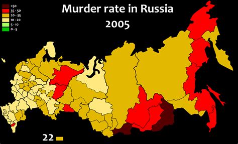 What is the crime rate in Russia?