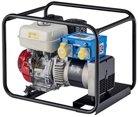 What is the current capacity of a 5kVA generator?