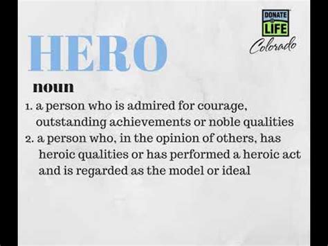 What is the deep meaning of hero?