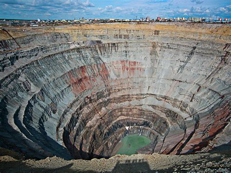 What is the deepest surface mine in the world?