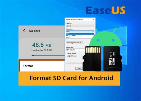 What is the default format for SD cards?