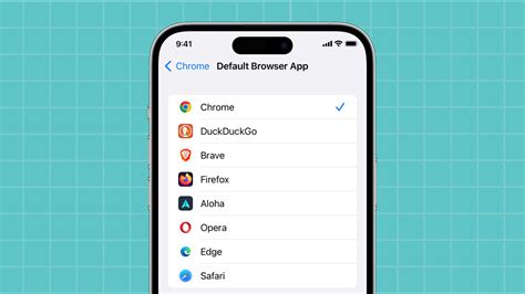 What is the default web browser on iPhone?