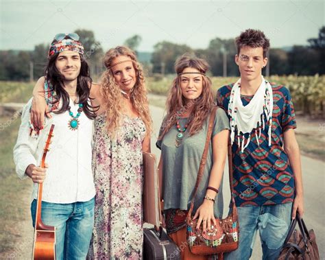 What is the definition of a hippie person?