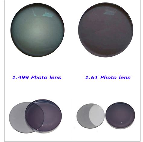 What is the difference between 1.50 and 1.61 photochromic?