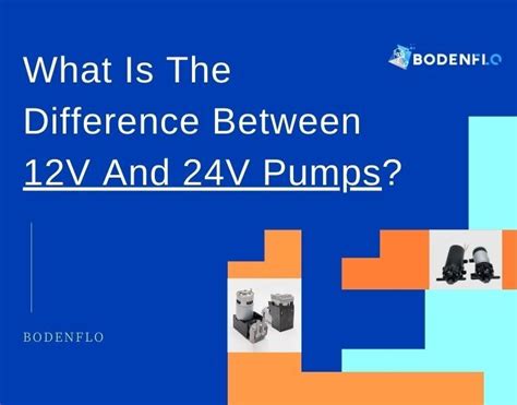 What is the difference between 12v and 120V pump?