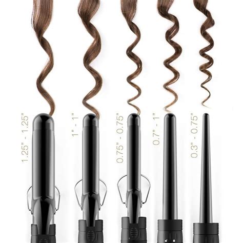 What is the difference between 19mm and 25mm curling wands?