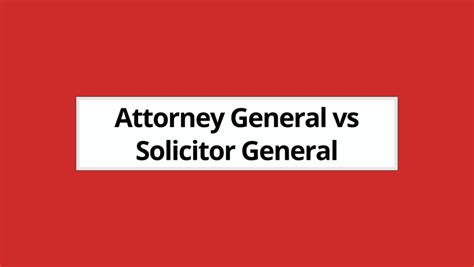 What is the difference between Attorney General and solicitor general UK?