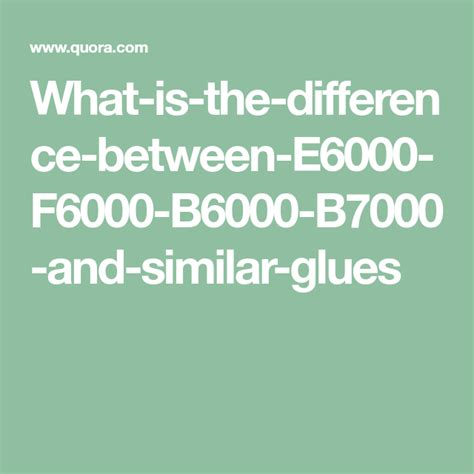 What is the difference between B6000 and B7000?