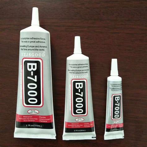What is the difference between B6000 glue and B7000 glue?