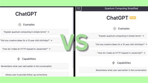 What is the difference between ChatGPT and ChatGPT Plus?