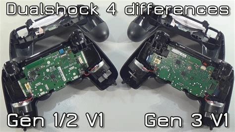 What is the difference between Gen 1 and Gen 2 PS4 controllers?