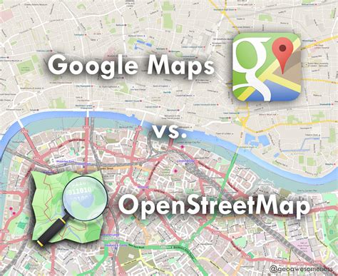 What is the difference between Google Maps and OpenStreetMap API?