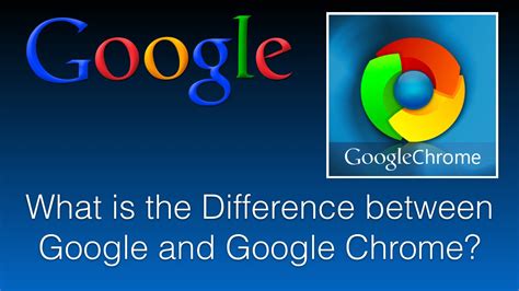 What is the difference between Google and Google Chrome on iPad?
