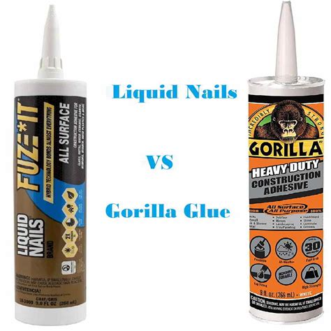 What is the difference between Gorilla Glue and nail glue?