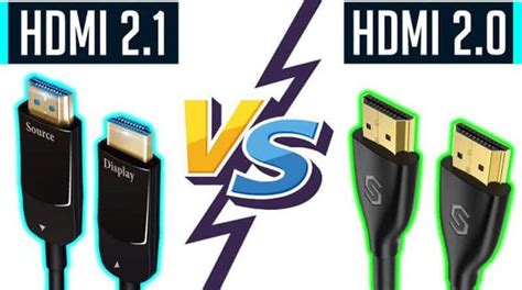 What is the difference between HDMI 2.0 and 2.1 PS5?