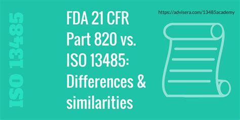 What is the difference between ISO and FDA?
