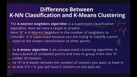 What is the difference between K mean and K nearest?