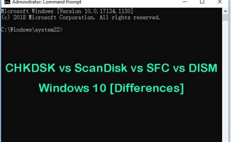 What is the difference between SFC and CHKDSK?