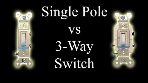 What is the difference between a 1 way switch and a 2 way switch?