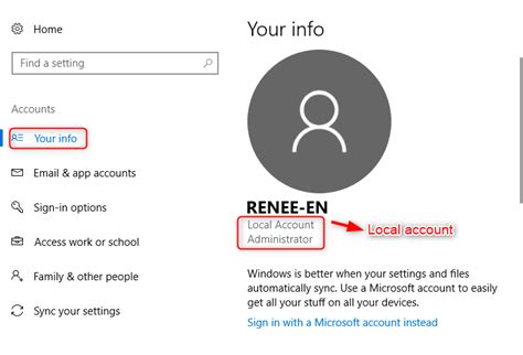 What is the difference between a Microsoft account and a local account?