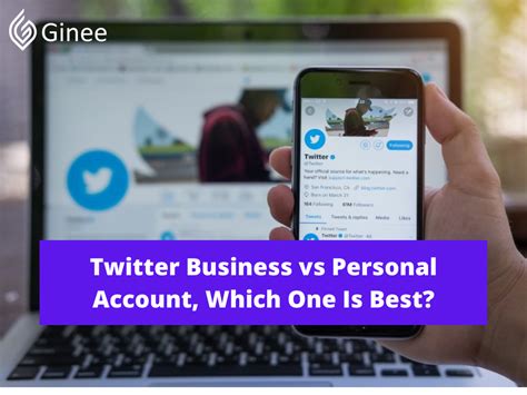 What is the difference between a Twitter personal account and a Twitter business account?