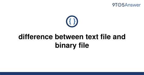 What is the difference between a binary file and a regular file?