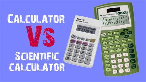 What is the difference between a calculator and a scientific calculator?