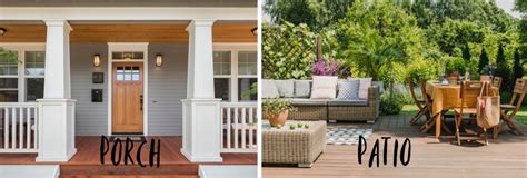 What is the difference between a deck and patio?