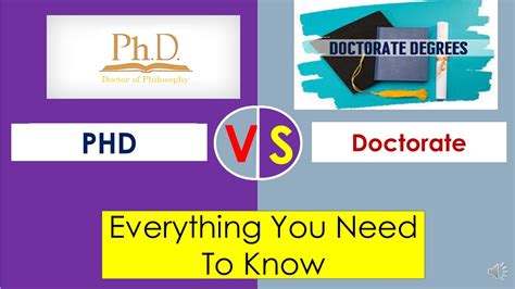 What is the difference between a doctorate and a PhD?