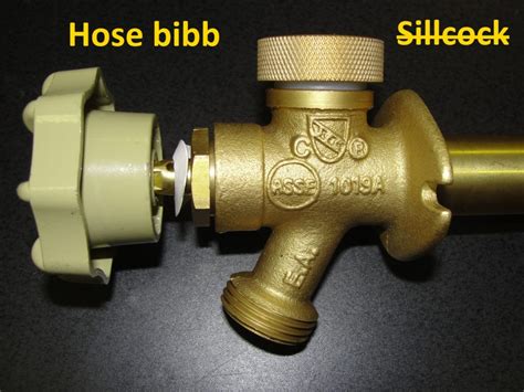 What is the difference between a hose bib and a sillcock?