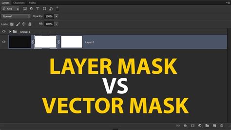 What is the difference between a layer mask and a vector mask?