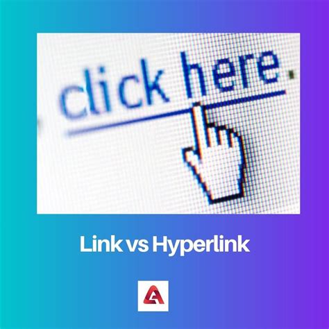 What is the difference between a link and a hyperlink?