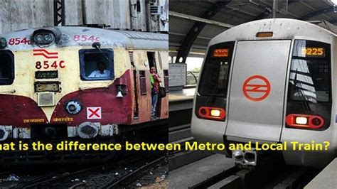 What is the difference between a local train and a passenger train?