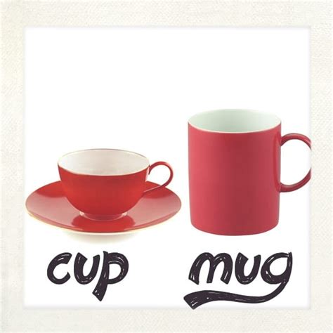 What is the difference between a mug and a coffee cup?