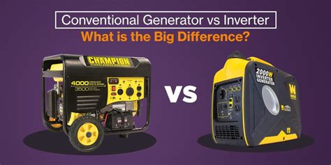 What is the difference between a normal generator and an inverter generator?