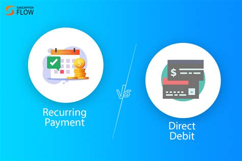 What is the difference between a recurring payment and a direct debit?