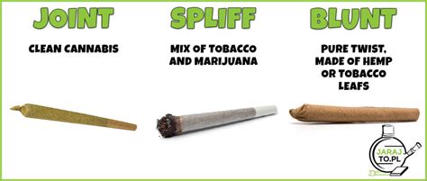 What is the difference between a spliff and a J?