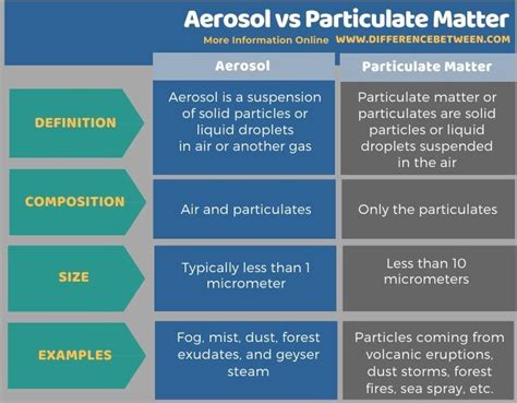 What is the difference between aerosols and gases?