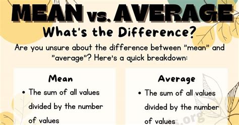 What is the difference between average and total?