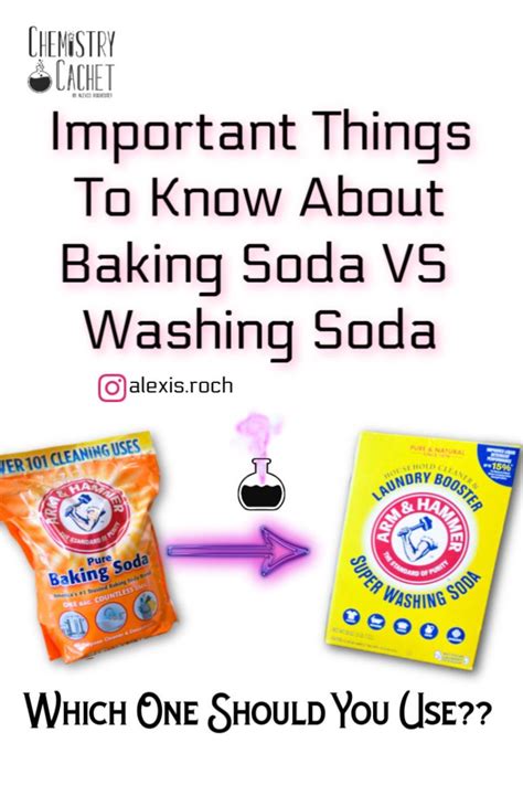 What is the difference between baking soda and laundry soda?