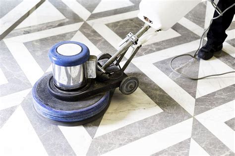 What is the difference between buffing and polishing a floor?