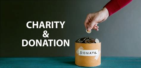 What is the difference between charity and donation?