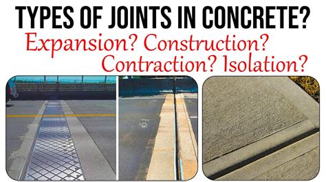What is the difference between construction joint and contraction joint?