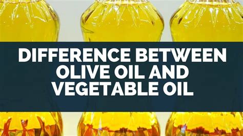 What is the difference between cooking oil and olive oil?