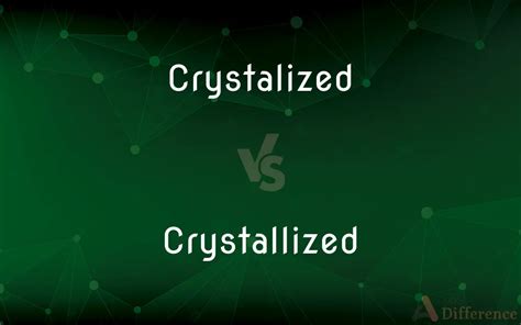 What is the difference between crystalized and Crystalised?