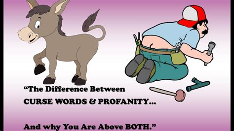 What is the difference between cursing and profanity?