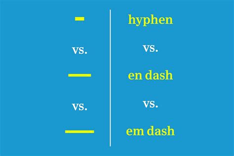 What is the difference between dash and hyphen?