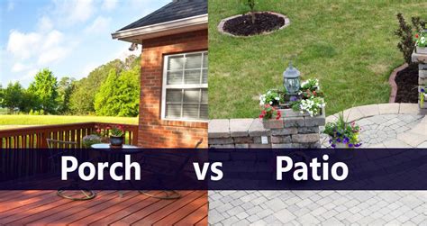What is the difference between deck and patio?
