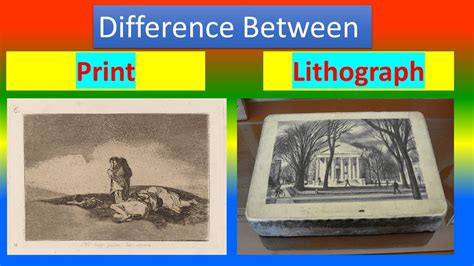 What is the difference between etching and engraving and lithograph?