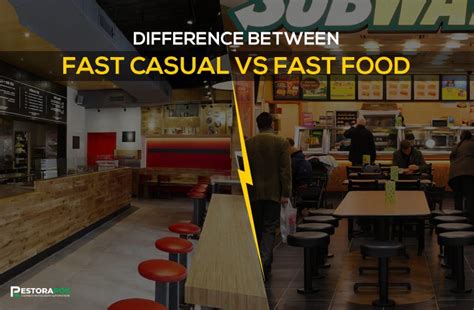 What is the difference between fast-food restaurants and sit-down restaurants?